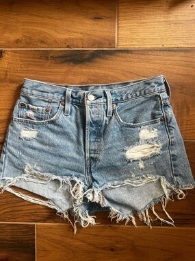 Levi’s 501 Original Oxford Athens High Rise Cutoff Shorts Women’s Jean